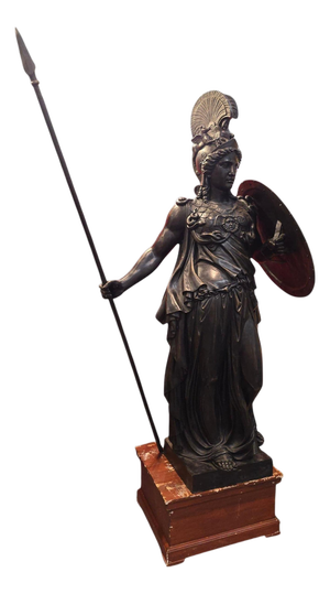 Large Sculpture of Athena, 1950, Bronze