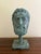 English 20th Century Grand Tour Neoclassical Bronze Verdigris Bust of Plato on Stand For Sale - Image 3 of 10