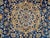 Blue Persian Nain 9La Cork Wool Hand-Knotted Blue For Sale - Image 8 of 11