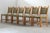 Vintage Brutalist Danish Oak Dining Chairs by Henning Kjærnulf, 1960s, Set of 6 For Sale - Image 17 of 17