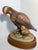 1960s Andrea by Sadek Porcelain Bird Figurine Female & Chick Bobwhite Quail Wood Base For Sale - Image 5 of 11