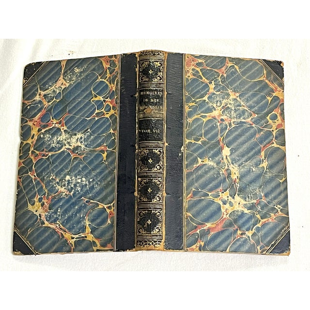 Beige C1826 Memoirs De Madame Contess De Genlis, Paris, Hardcover Book For Sale - Image 8 of 12