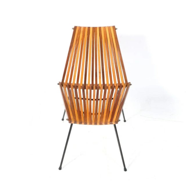 Mid-Century Modern Model 218 Side Chair by Dirk Van Sliedregt for Rohé, 1960s For Sale - Image 4 of 10