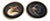 Miniature Enamel Medallion Paintings of a Bird and a Fish by Lossier,Switzerland, 1950s, Set of 2 For Sale