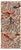Beautiful Ziegler Beige/Blue Wool Runner Rug- 2'0'' X 4'11'' For Sale - Image 10 of 10
