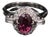 Late 20th Century 1.98ct Gia Thai Untreated - No Heat Ruby & 0.49ct Diamond Platinum Ring Size 7 For Sale
