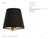 Visual Comfort Signature 6" Black Linen Empire Shade Designer: Visual Comfort Signature Height: 5.25" Base: Shade Details:...