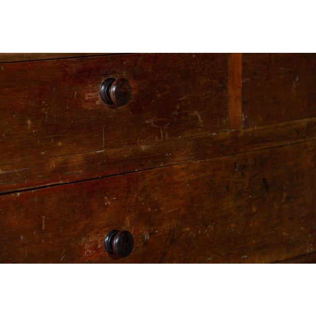 Large Irish Pine Housekeepers Cupboard, 1850s For Sale - Image 10 of 12