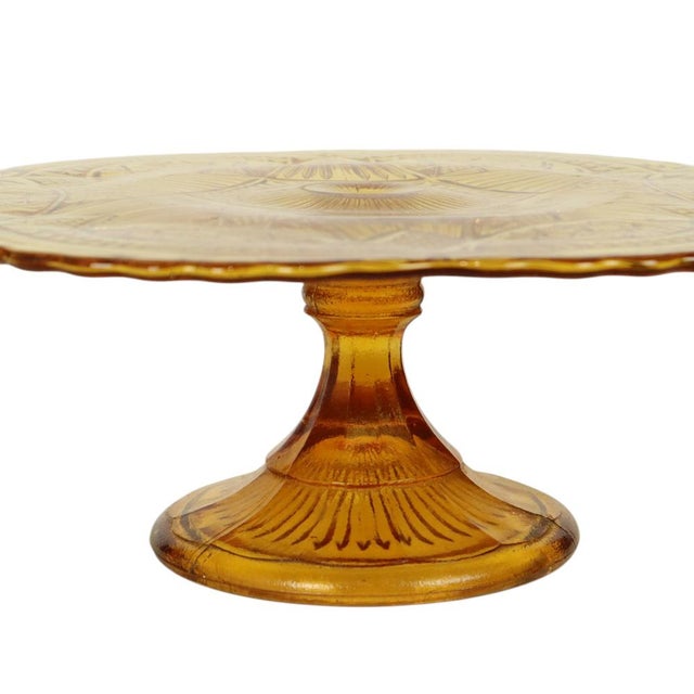 Art Deco Amber Cake Stand, 1930s For Sale - Image 4 of 15