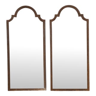 Pair of Louis XV Style Steel Mirrors For Sale