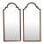 Pair of Louis XV Style Steel Mirrors For Sale