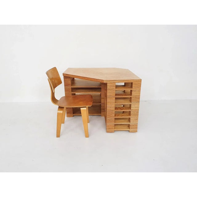 Dutch Plywood Desk For Sale - Image 11 of 18