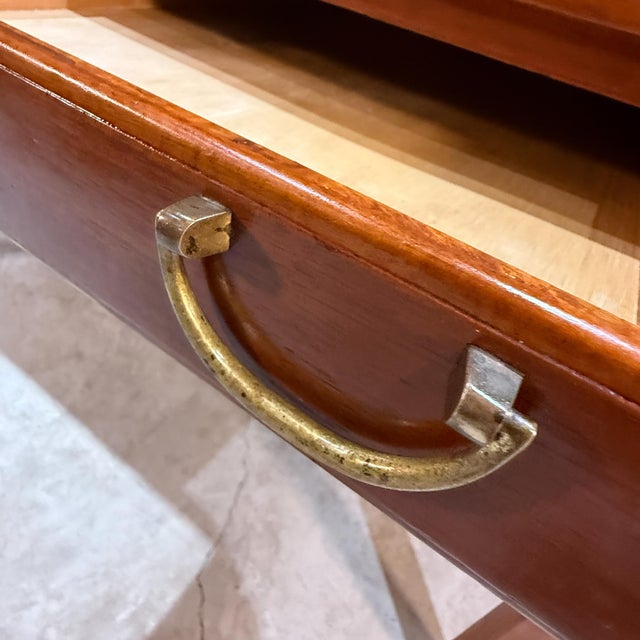 Nordiska Kompaniet Teak Desk David Rosen Sweden Scandinavian Modern For Sale - Image 12 of 17