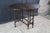 Antique Elite William & Mary Style Walnut Oval Drop Leaf Gateleg Console Table For Sale - Image 6 of 11