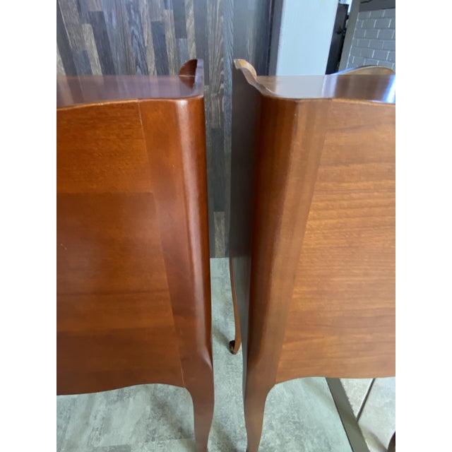 Louis XV Style Bedside Tables, 1950s, Set of 2 For Sale - Image 10 of 18