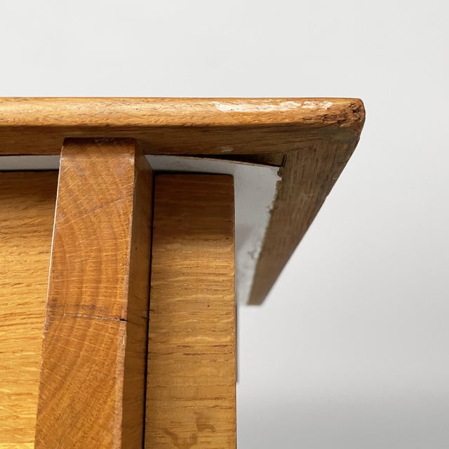Mid-Century Modern Italian Desk in Blue Laminate and Wood, 1960s For Sale - Image 14 of 18
