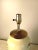 1980s Chinoiserie Ginger Jar Table Lamp Hardwood Base Hand Painted Porcelain Pink Peony For Sale In Savannah - Image 6 of 10