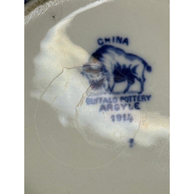 1910s 1914 Buffalo Pottery Teapot For Sale - Image 5 of 6