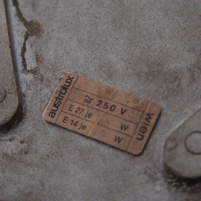 Large Glass Chandelier by Austrolux for Eba Leuchten, 1960s For Sale - Image 6 of 9