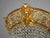 Metal 1970s Baroque Gold Bronze Crystal Chandelier Ceiling Lamp For Sale - Image 7 of 15