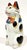 White Beckoning Cat Figurine For Sale - Image 8 of 15