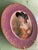 Violet Antique Royal Vienna Signed Portrait Cabinet Plate For Sale - Image 8 of 9