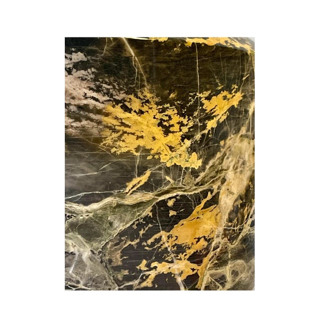 Absolutely gorgeous marble vase or urn in a symphony of colors and swirls. It’s everything you could ask for in a marble...