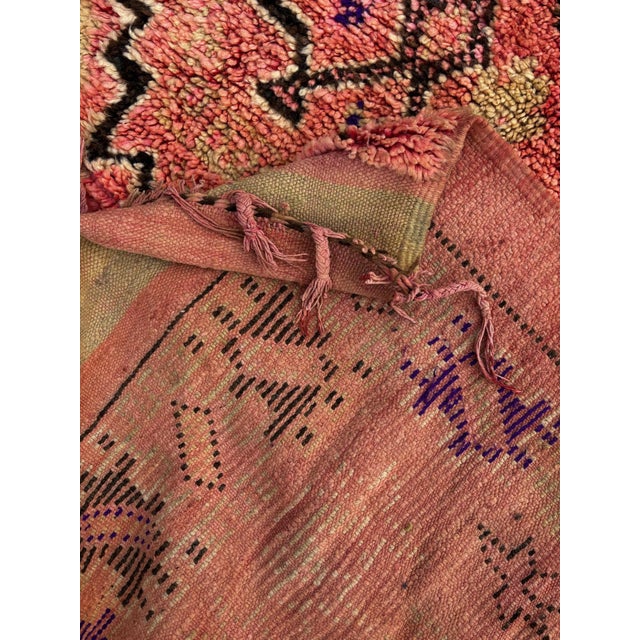 Moroccan Artist 1980s Mid-Century Modern Moroccan Rug For Sale - Image 4 of 10