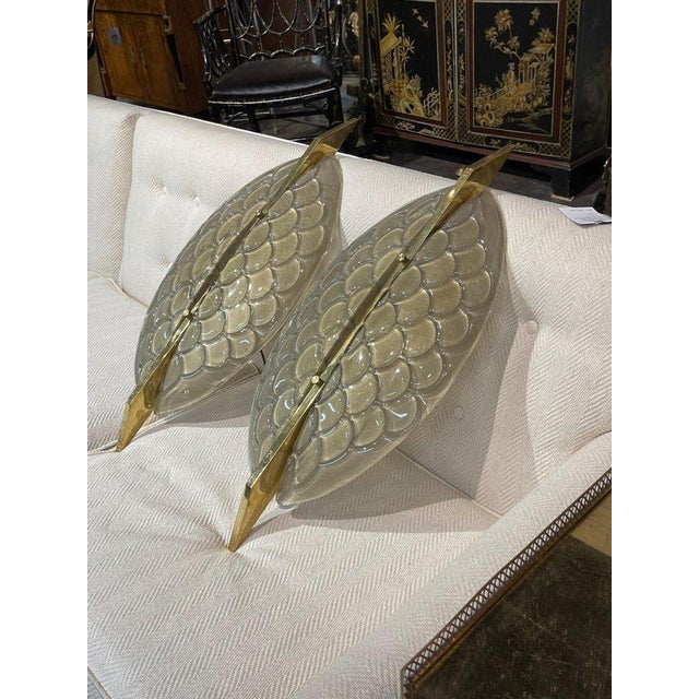 Modern Modern Murano Sconces - Pair For Sale - Image 3 of 8