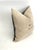 A Belgian sourced grain sack dating to the early 1940s is the featured front of this custom pillow with a solid new...