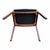 Wood Mid-Century Modern Walnut Armchair by Johnson Chair Co. Light Grey Woven Fabric For Sale - Image 7 of 10