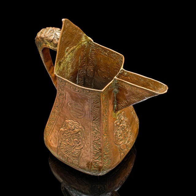 Metal 1850's Victorian Antique Serving Jug For Sale - Image 7 of 12