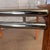 Modern Vintage Post Modern Oak + Smoked Glass Side Table For Sale - Image 3 of 6