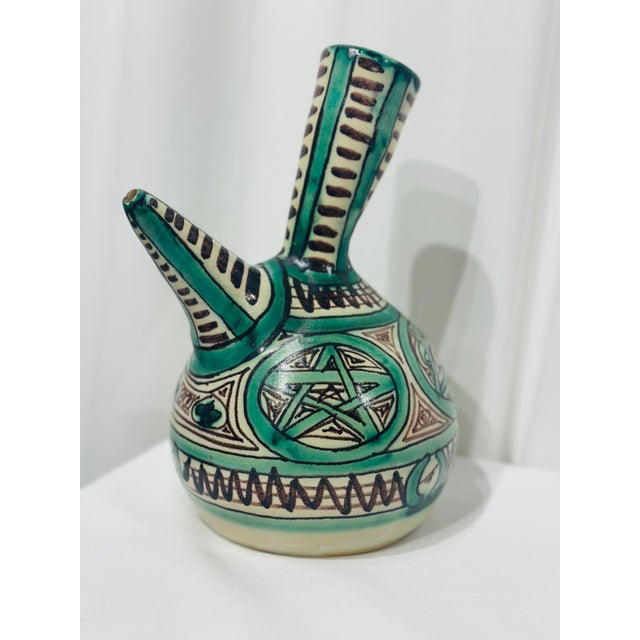 Ceramic Vintage Domingo Punter Spanish Botijo Jug C. 1970s For Sale - Image 7 of 7