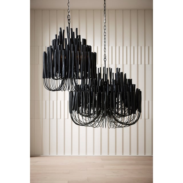 Arteriors Home Tilda Large Chandelier, Black For Sale - Image 16 of 18