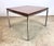 1970s 1970’s Florence Knoll “T Angle” Chrome & Walnut Laminate Side Tables Matching Pair For Sale - Image 5 of 12