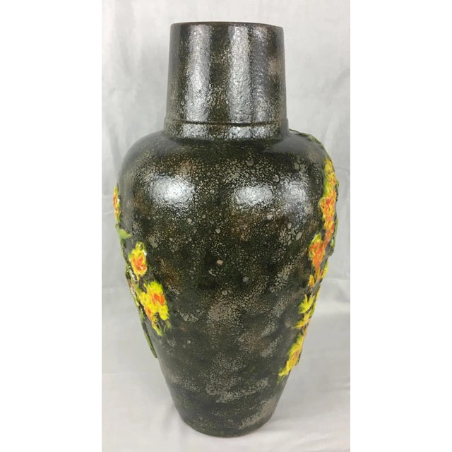 Large Mid Century West Germany Ceramic Vase or Centerpiece For Sale In Miami - Image 6 of 7