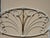 Metal Vintage French Elliott's Designs White Gold Iron Queen Headboard W Footboard #3 For Sale - Image 7 of 15