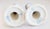 Blue Vintage Tall Dutch Delft Faience Polychrome Floral Candlesticks - A Pair For Sale - Image 8 of 10