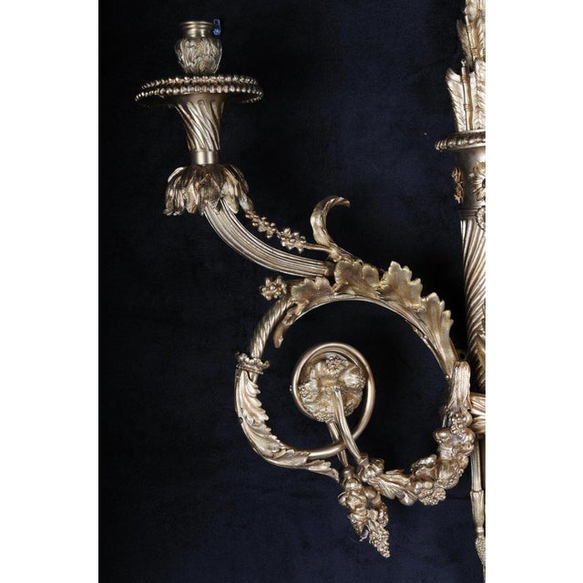 Metal Louis XVI Monumental Bronze Walnut For Sale - Image 7 of 18