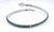 Serpent Wrap Bangle With Green Jade Beads and Cubic Zirconia For Sale In Los Angeles - Image 6 of 9