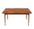 Very nice Mid-Century Swedish modern dining table by Edmond Spence. Two 2 x 24" extension leaves.