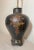 Antique Hand Carved Chinese Lacquered Heavy Wood Brass Electric Table Lamp Light For Sale - Image 4 of 17