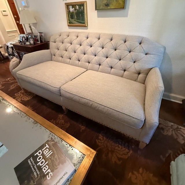 Tufted Back Taylor King Sofa For Sale - Image 11 of 11