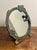 Metal 1960s Art Nouveau Revival Figural Tabletop Vanity Mirror For Sale - Image 7 of 8