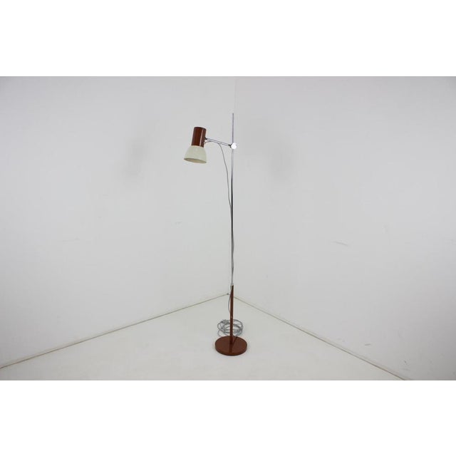 Made in Czechoslovakia. Made of lacquered metal, chrome. 1xE27 or E26 socket. Re-polished. Fully Functional. Original...