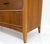 American Walnut Compact Mid-Century Modern Double Dresser 6 Drawers For Sale - Image 10 of 12