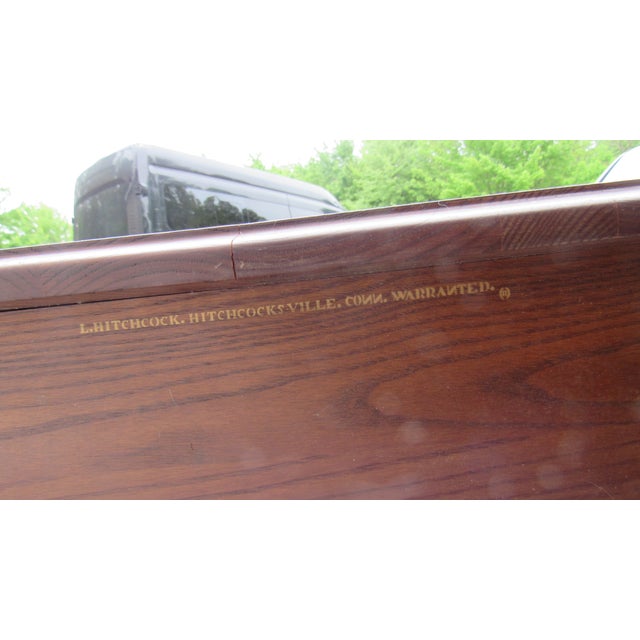 Vintage Pair of Hitchcock End Side Tables Farmhouse Designer For Sale - Image 9 of 9
