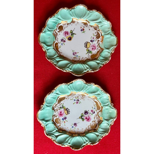 Antique Early 19th Century English George III Mason's Patent Ironstone China Small Rococo Platters or Plates Circa 1815 - A Pair For Sale In New York - Image 6 of 11