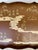 1960s Vintage Italian Chinoiserie Tole Tray Coffee Table With Faux Bamboo Base For Sale - Image 5 of 15